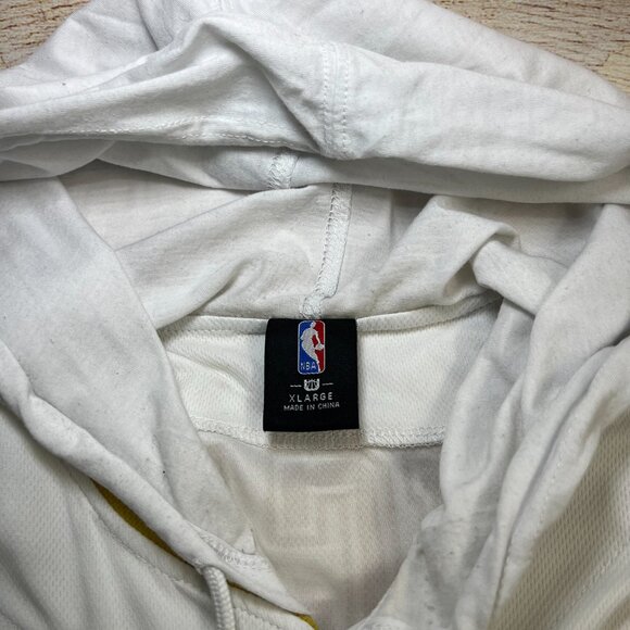 NBA Chicago Bulls White Gold Hooded Button Jersey XL #66 Chicago Short Sleeve - Picture 7 of 12